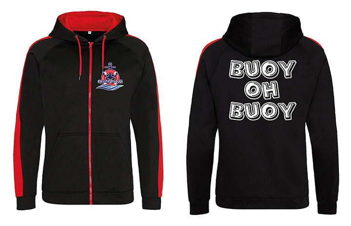 Black Contrast Hoody